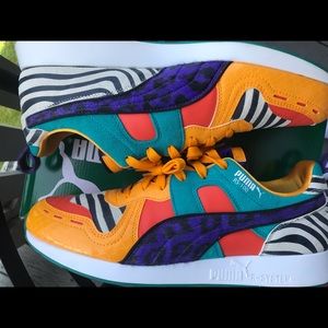 puma rs 100 animal sneakers